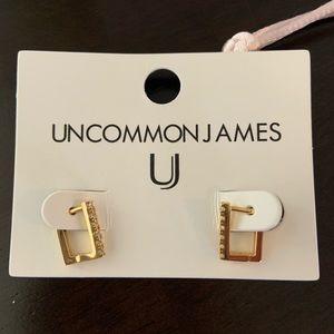 Uncommon James Ryman earring huggies NWT & box